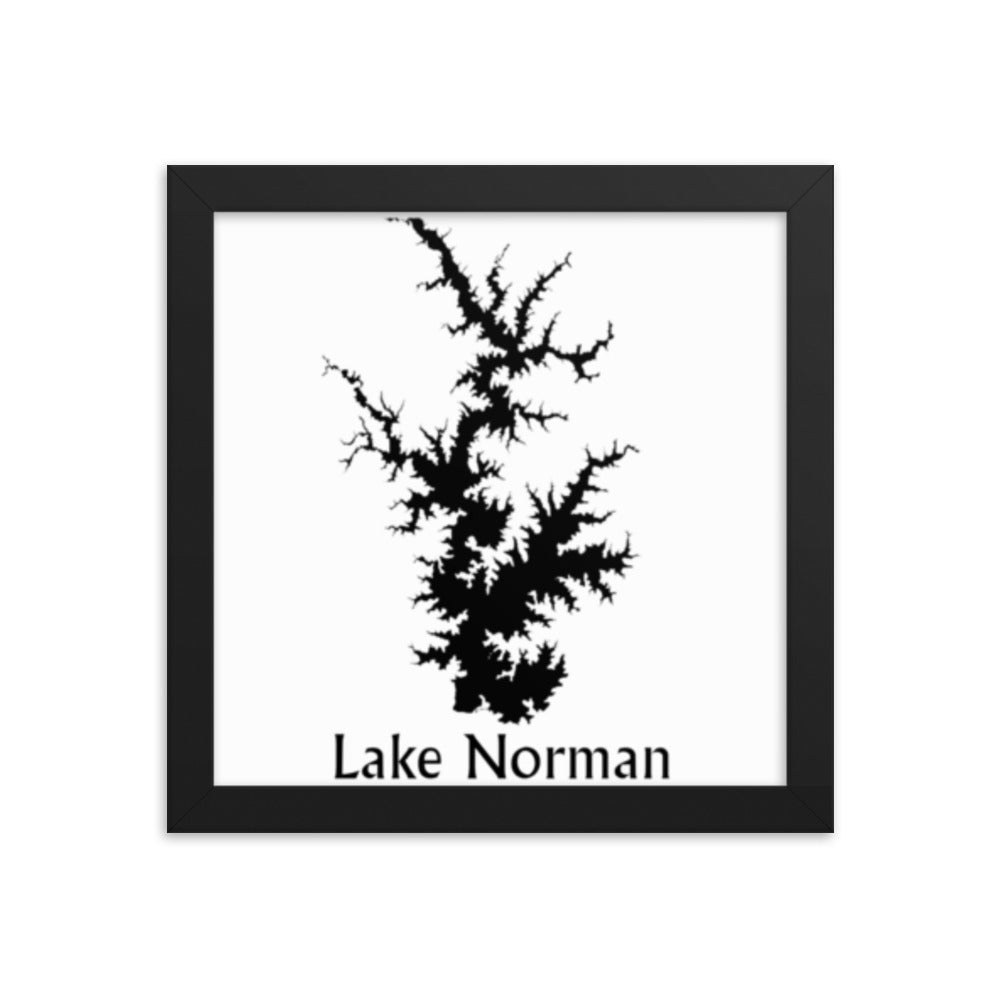 Lake Norman Framed poster