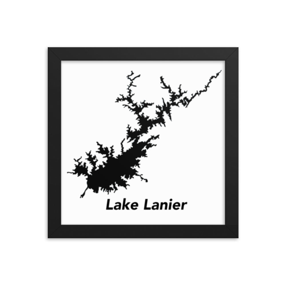 Lake Lanier Framed poster