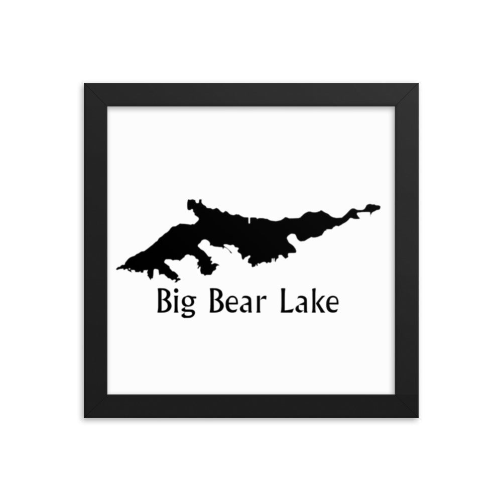 Big Bear Lake Framed poster