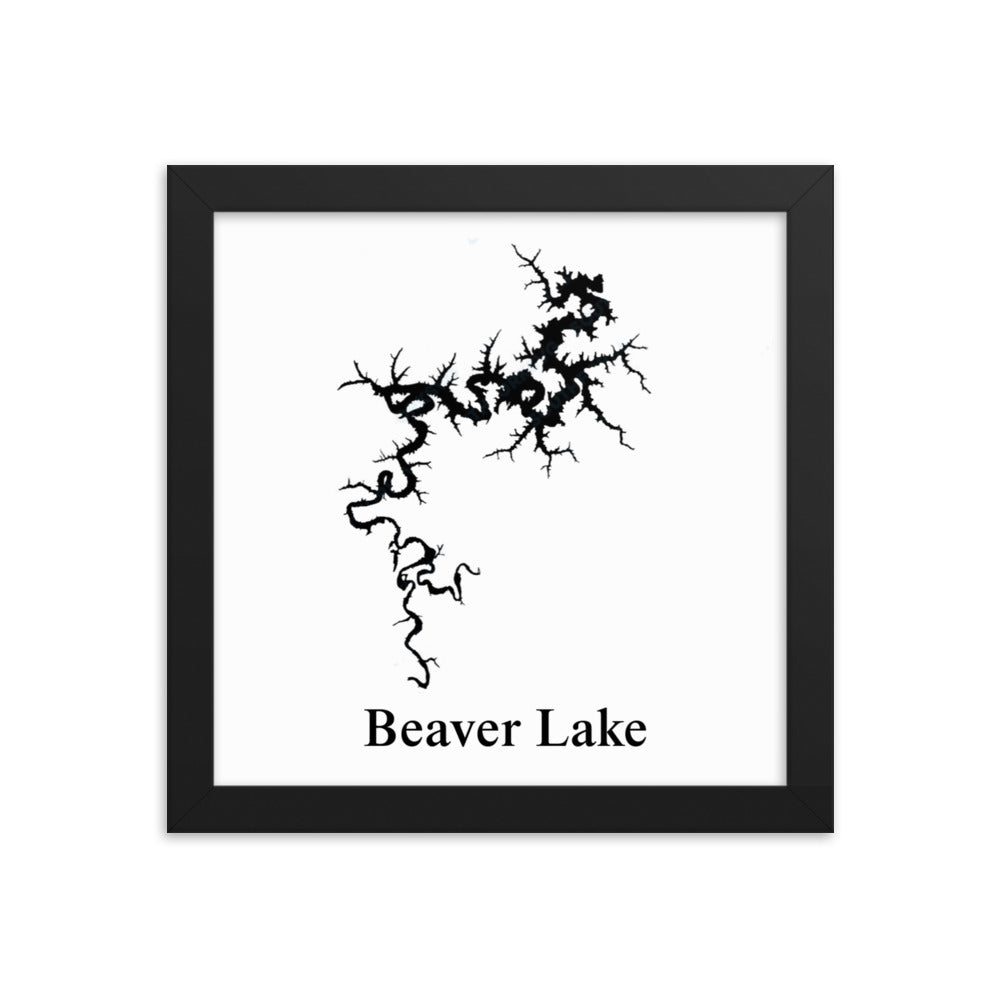Beaver Lake Framed poster