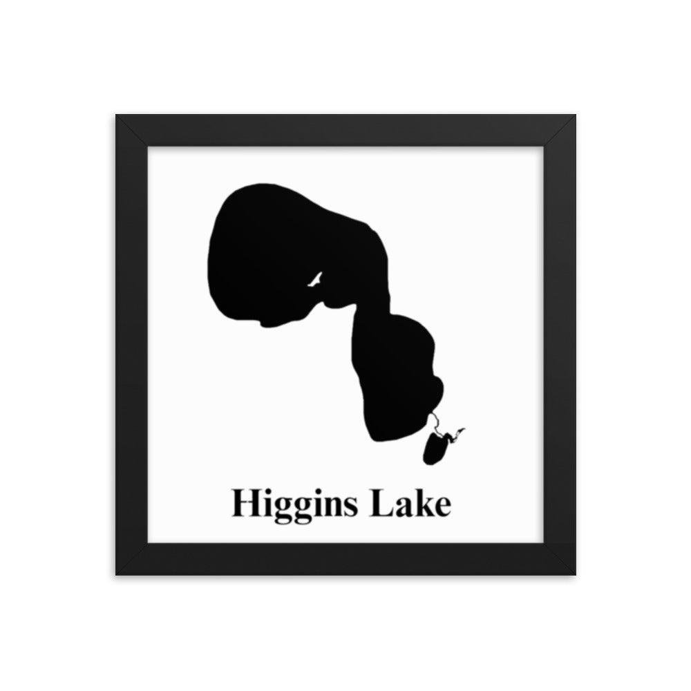 Higgins Lake Framed poster