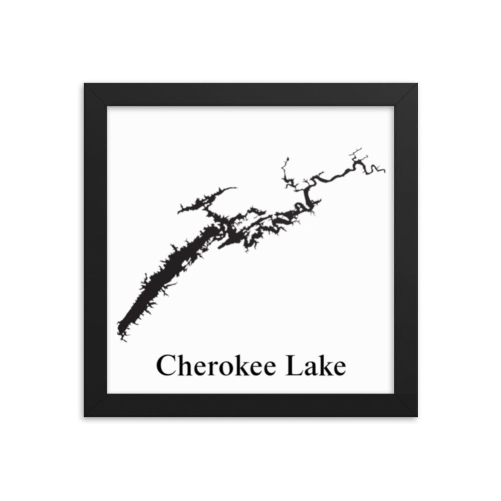Cherokee Lake Framed poster