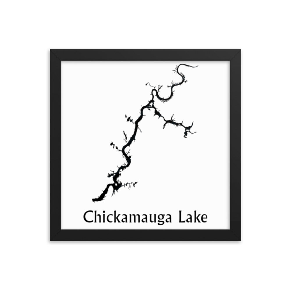 Chickamauga Lake Framed poster