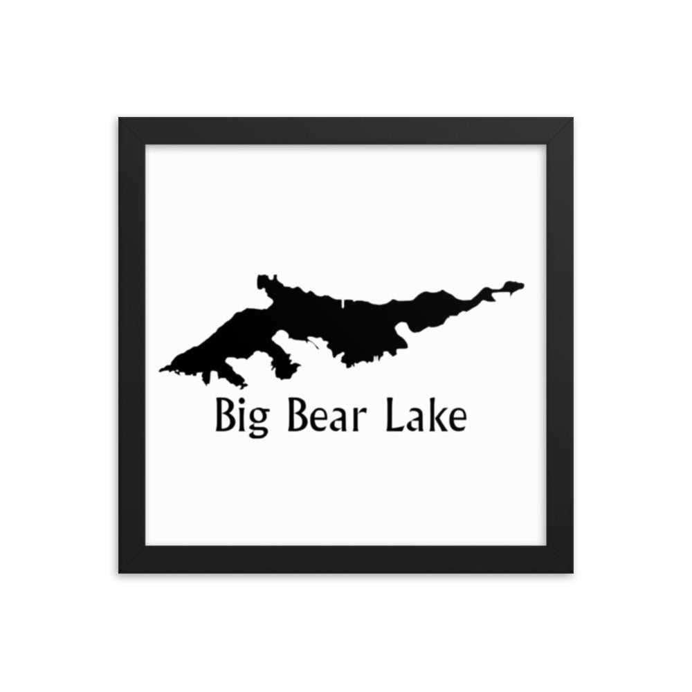 Big Bear Lake Framed poster
