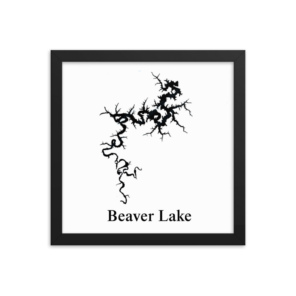 Beaver Lake Framed poster