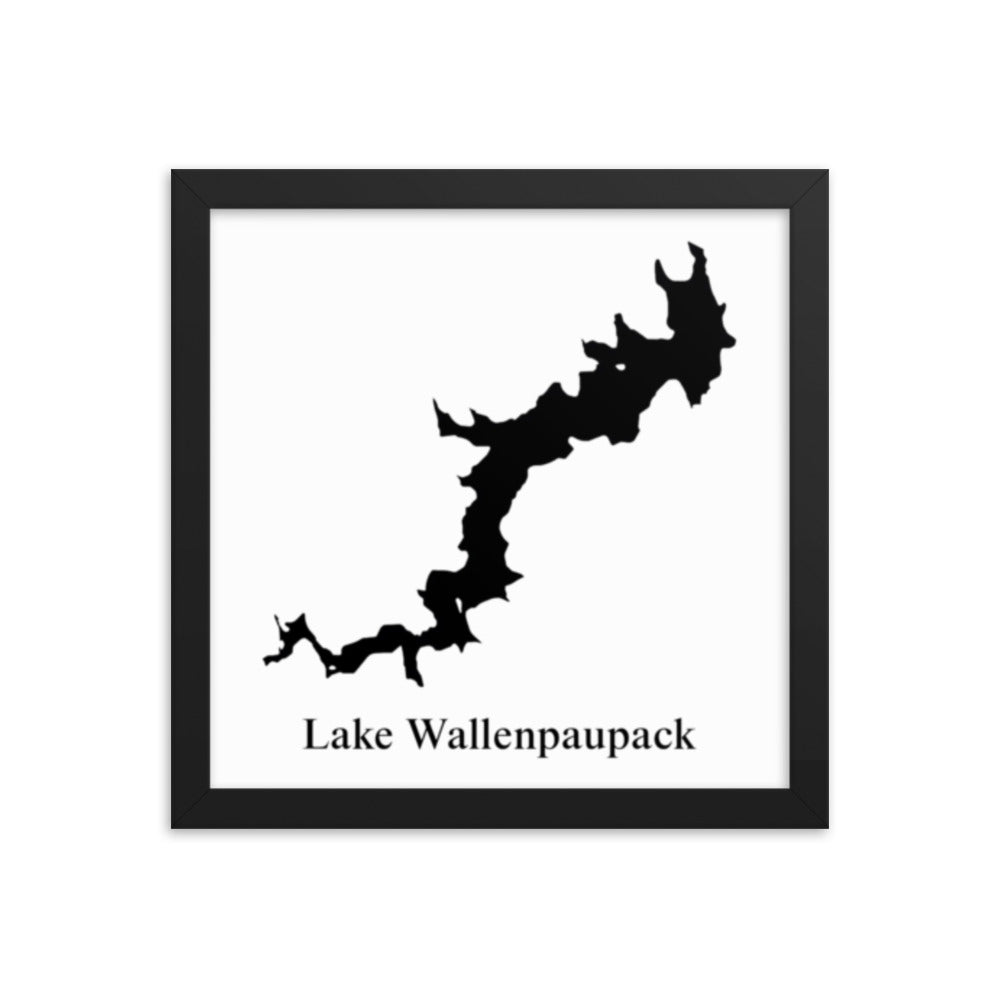 Lake Wallenpaupack Framed poster