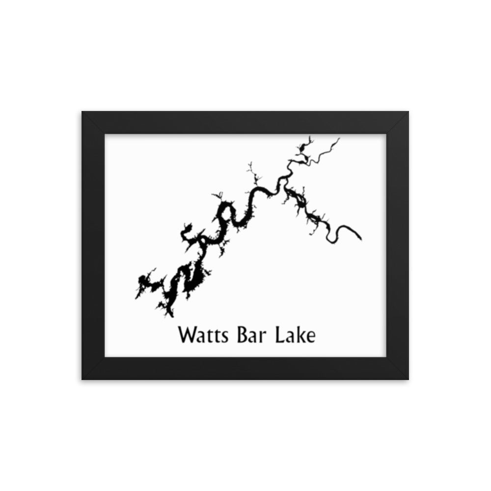 Watts Bar Lake Framed poster