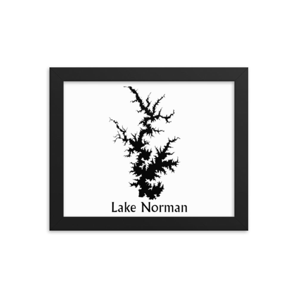Lake Norman Framed poster