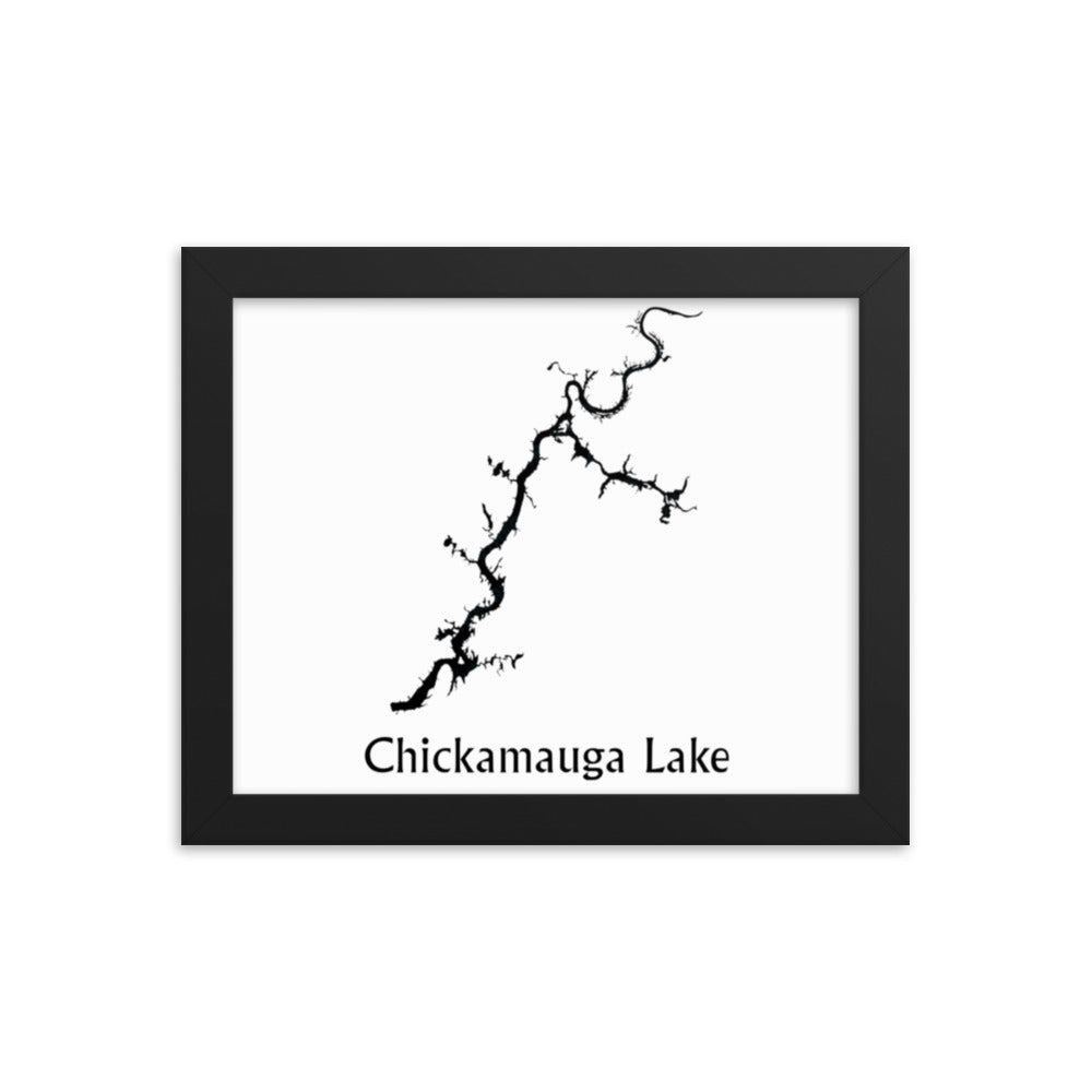 Chickamauga Lake Framed poster