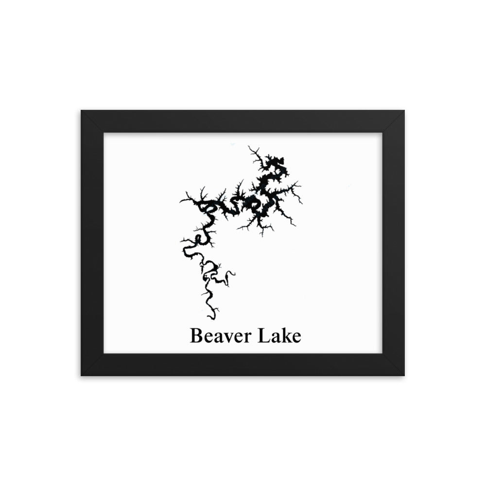 Beaver Lake Framed poster