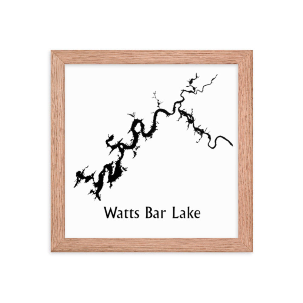 Watts Bar Lake Framed poster