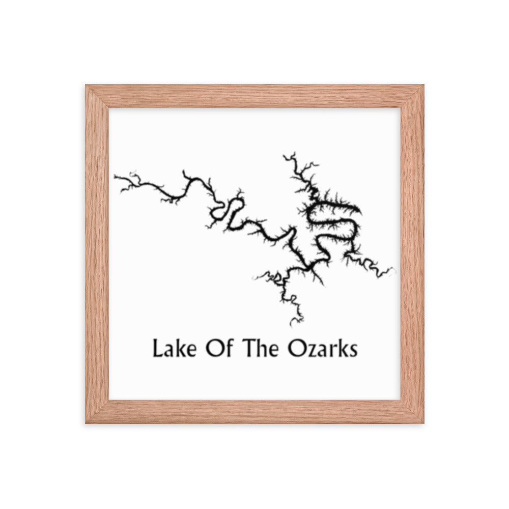 Lake Of The Ozarks Framed poster