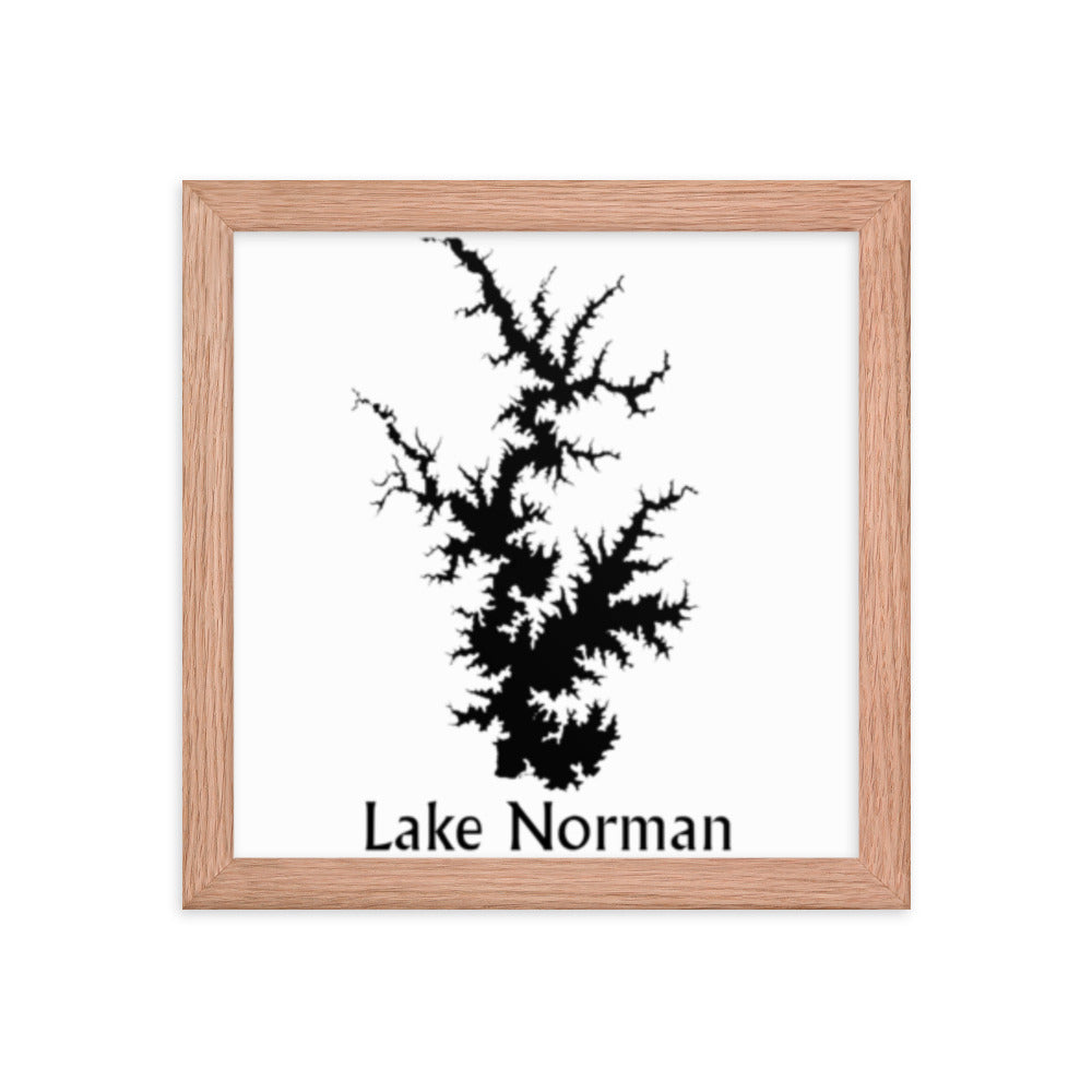 Lake Norman Framed poster