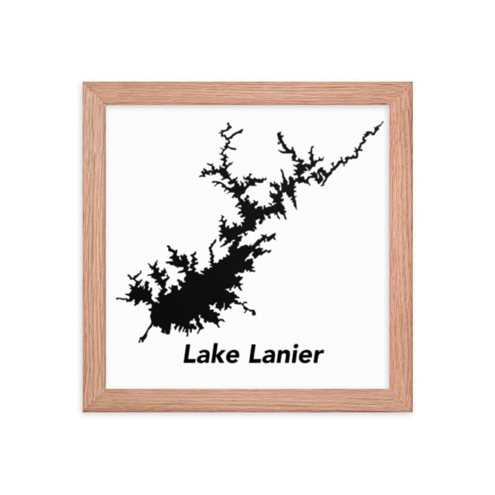 Lake Lanier Framed poster