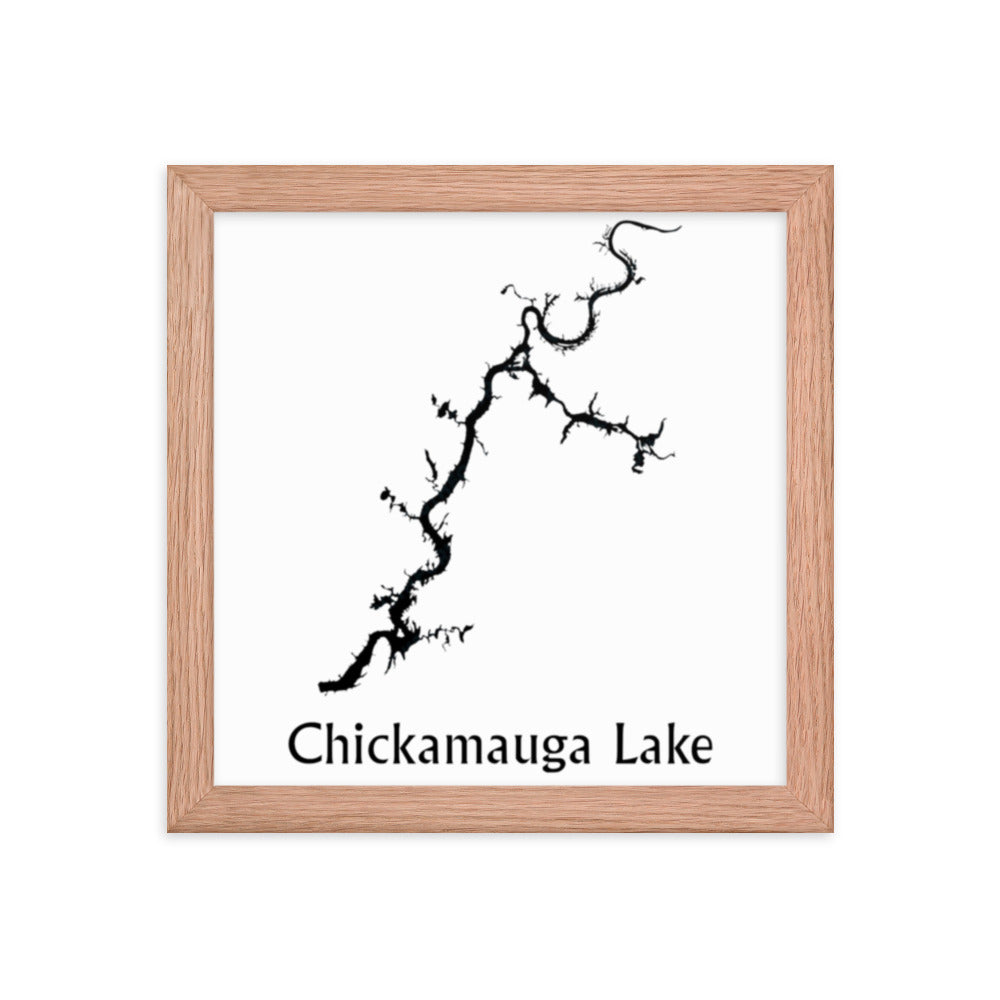 Chickamauga Lake Framed poster
