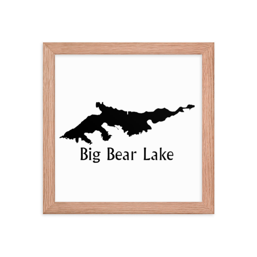 Big Bear Lake Framed poster