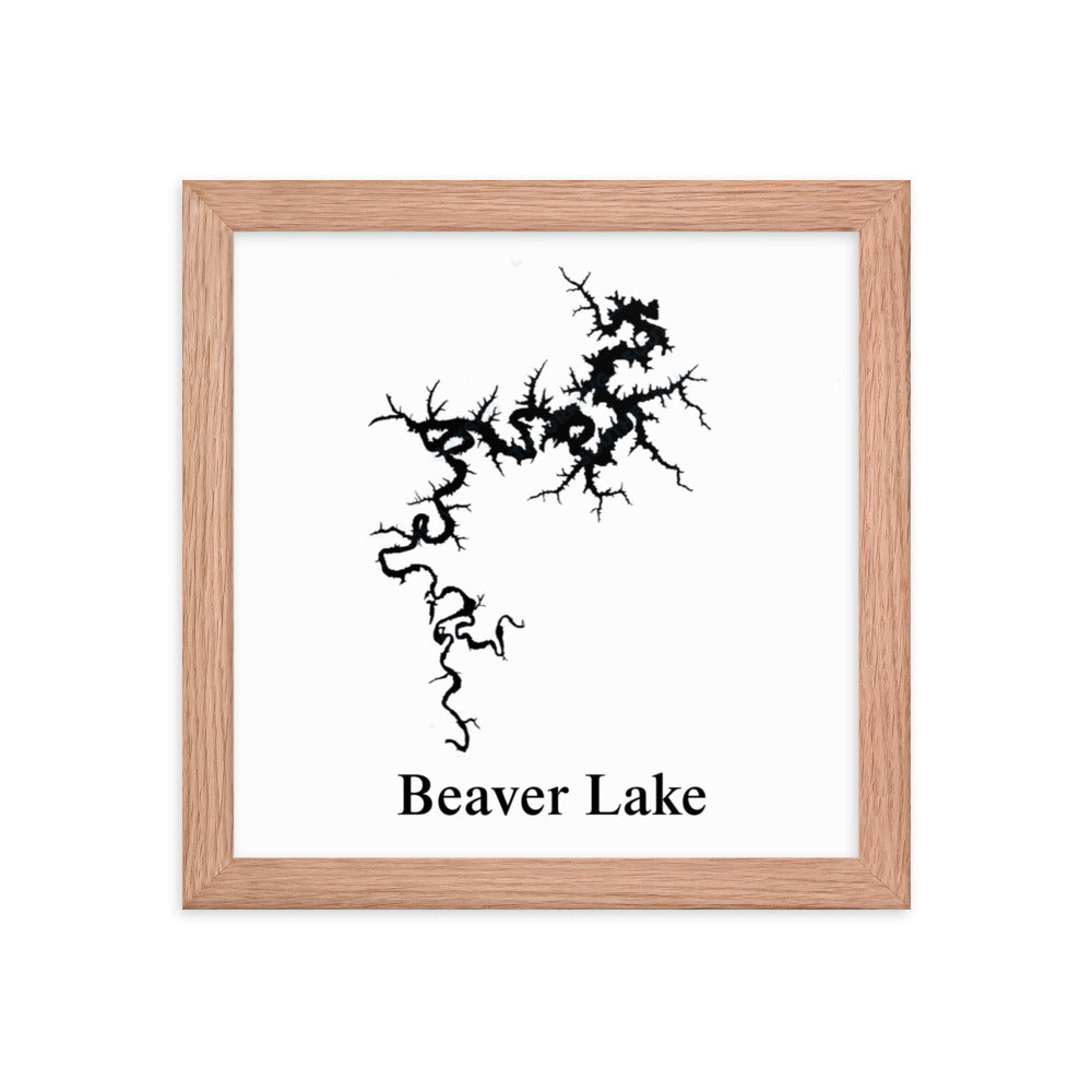 Beaver Lake Framed poster