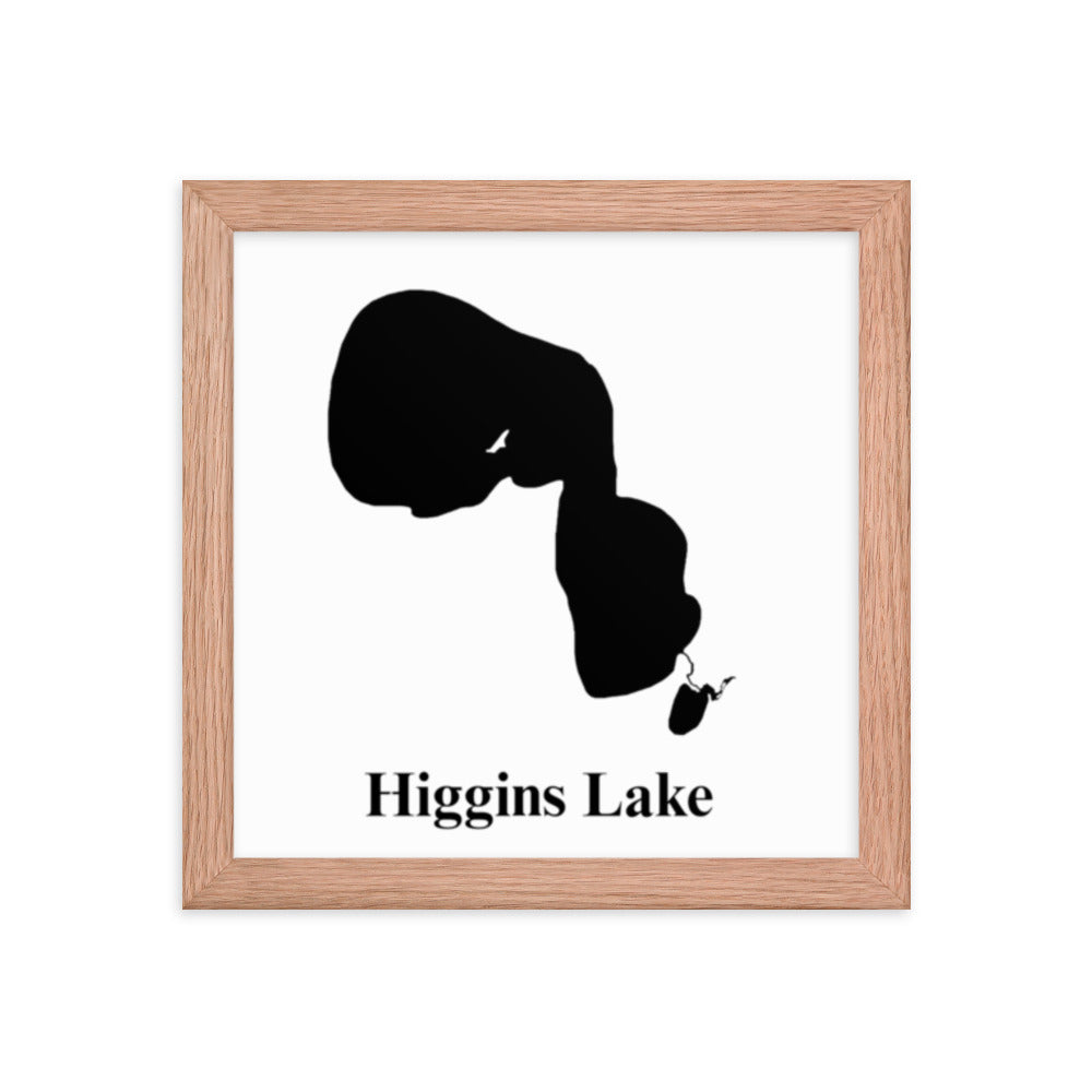 Higgins Lake Framed poster