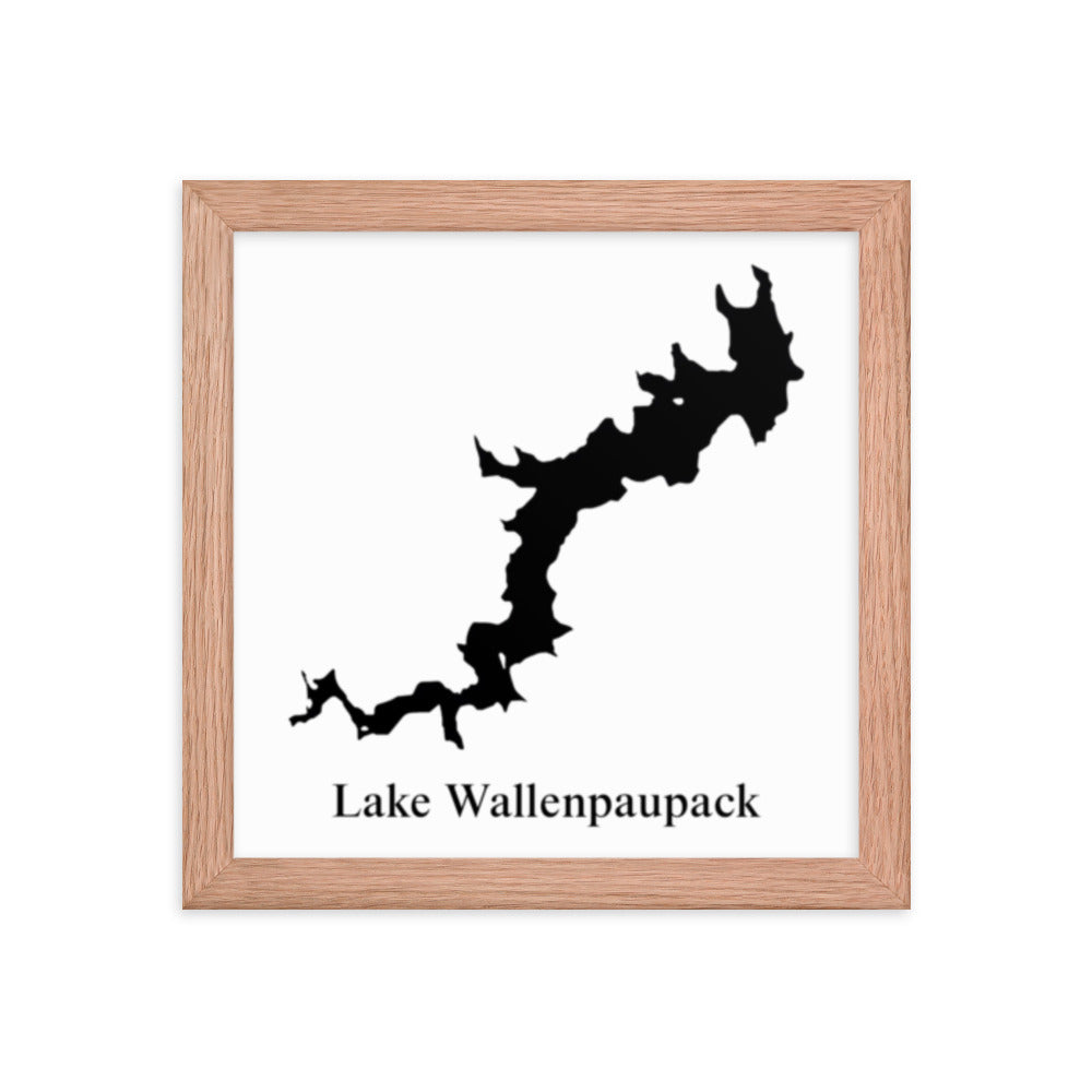 Lake Wallenpaupack Framed poster