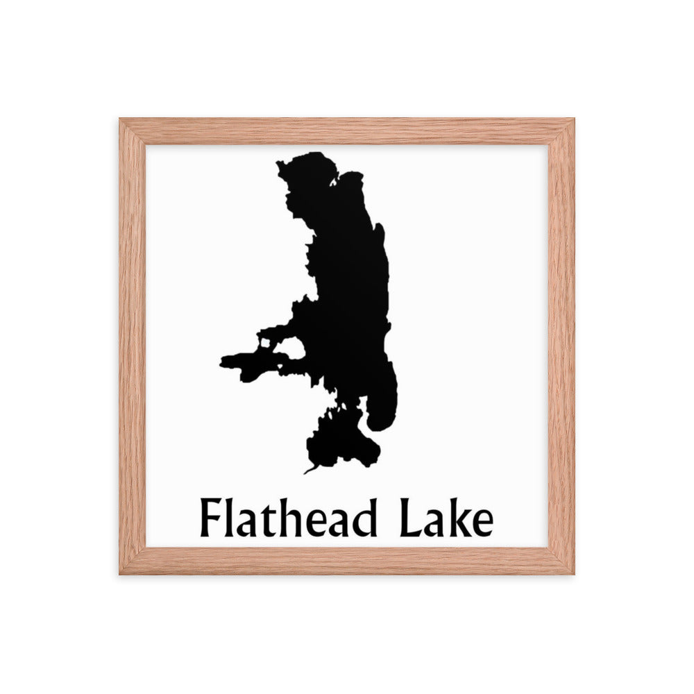 Flathead Lake Framed poster