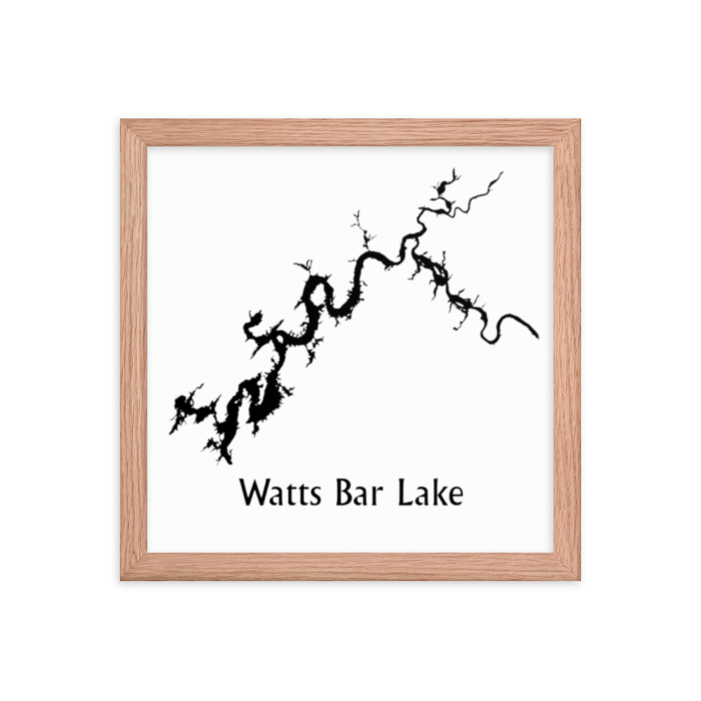 Watts Bar Lake Framed poster