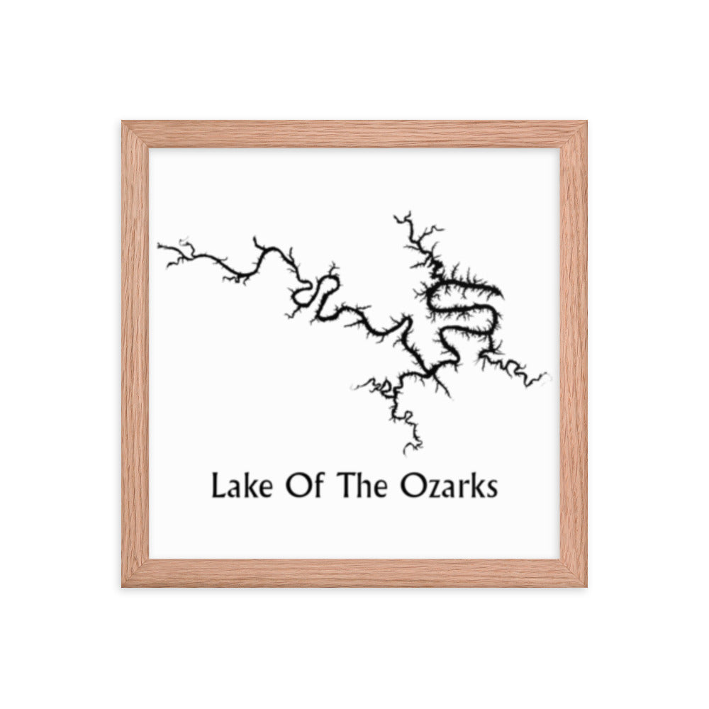 Lake Of The Ozarks Framed poster