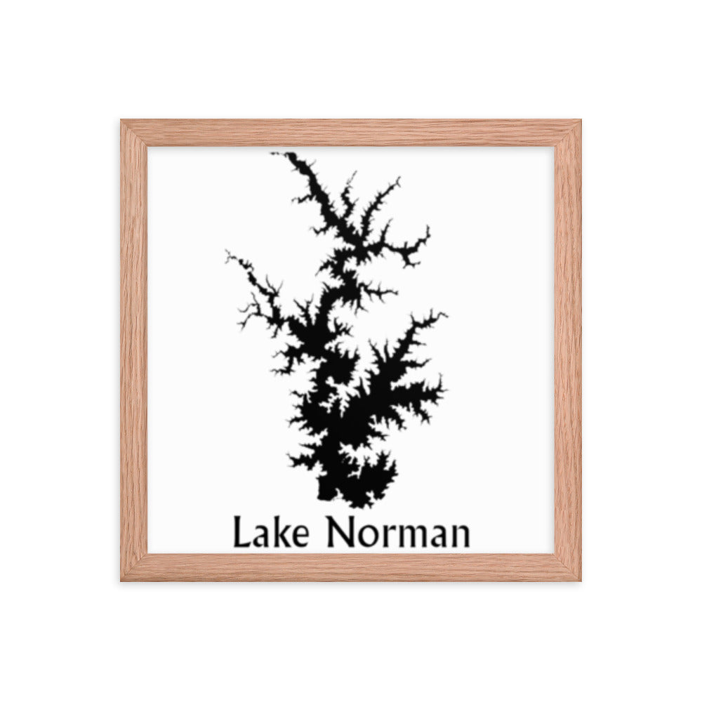 Lake Norman Framed poster