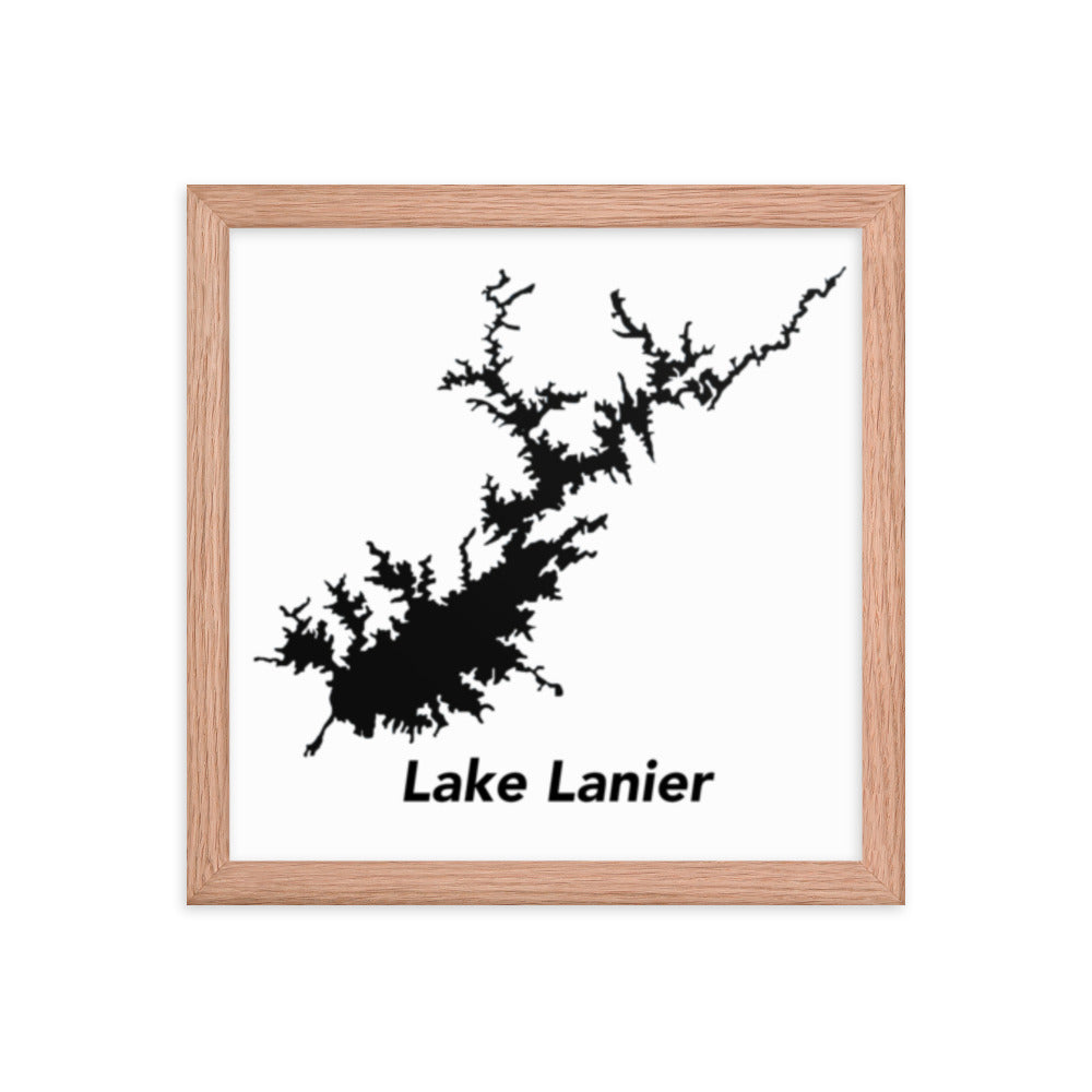 Lake Lanier Framed poster