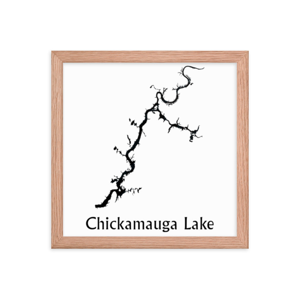 Chickamauga Lake Framed poster