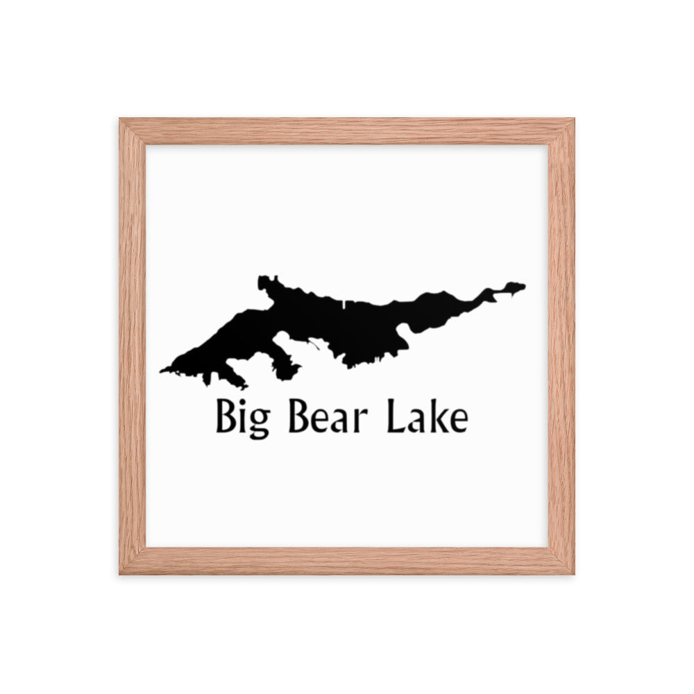 Big Bear Lake Framed poster