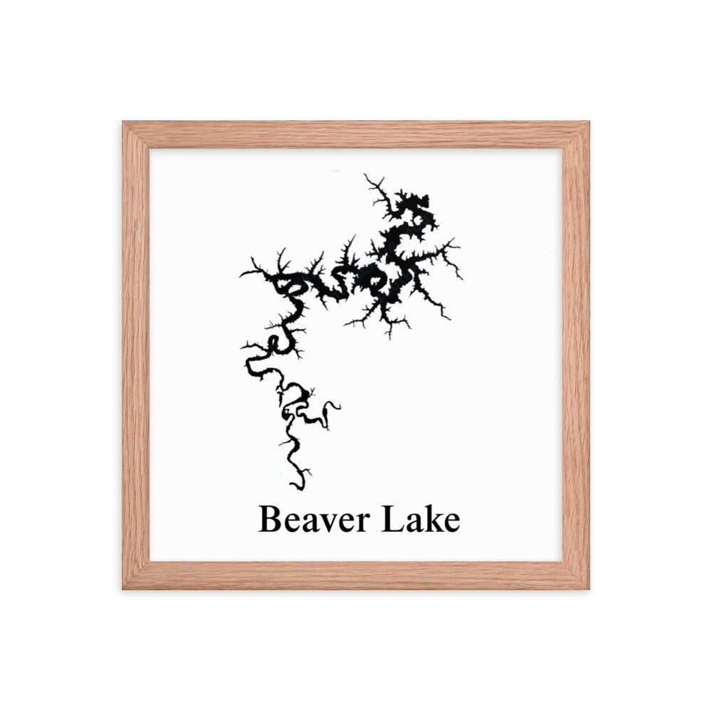 Beaver Lake Framed poster