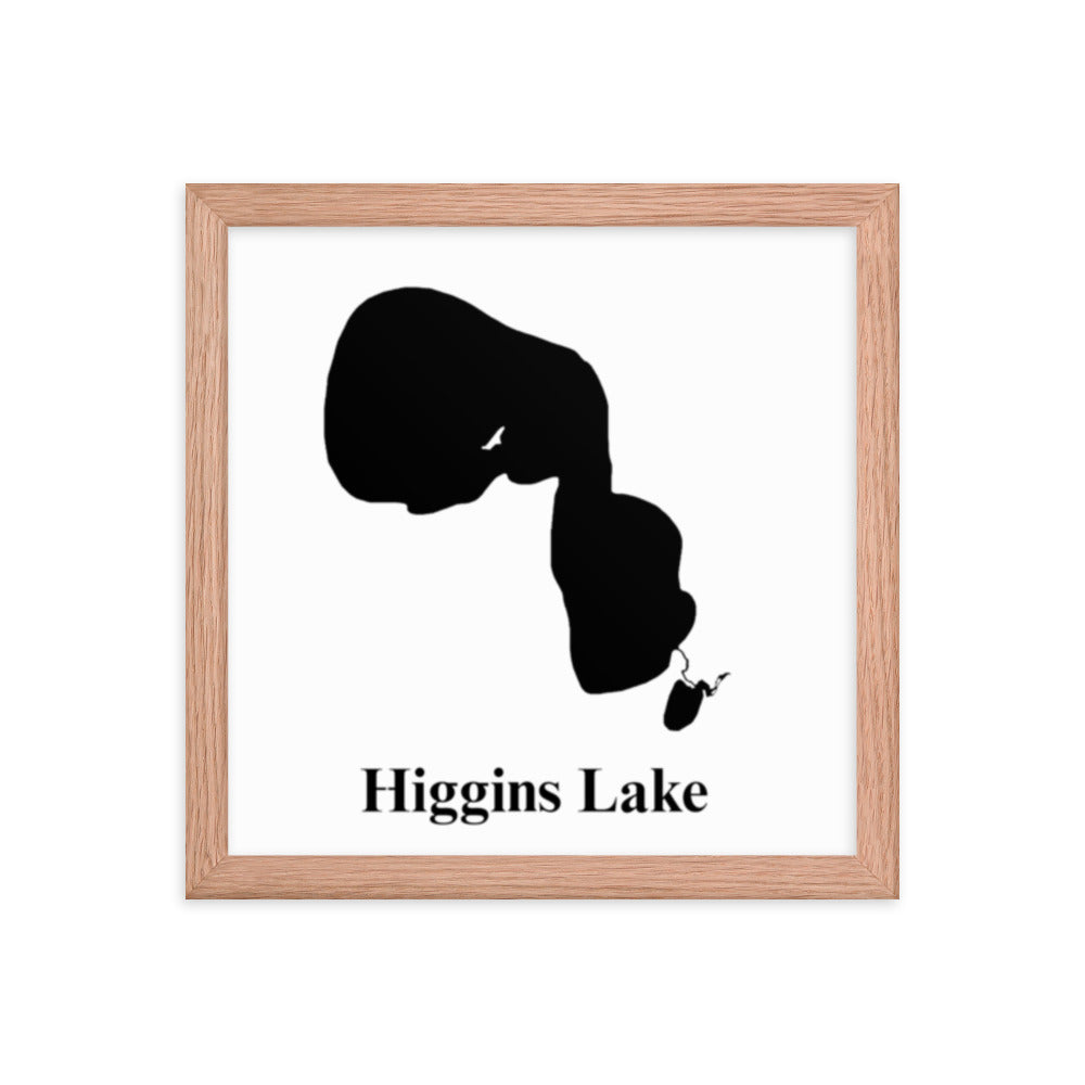 Higgins Lake Framed poster