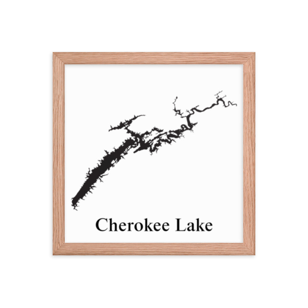 Cherokee Lake Framed poster