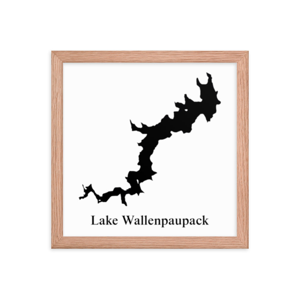 Lake Wallenpaupack Framed poster