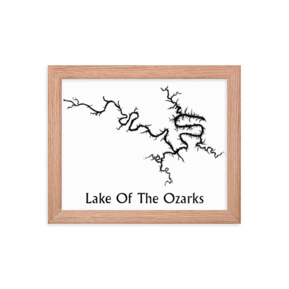 Lake Of The Ozarks Framed poster