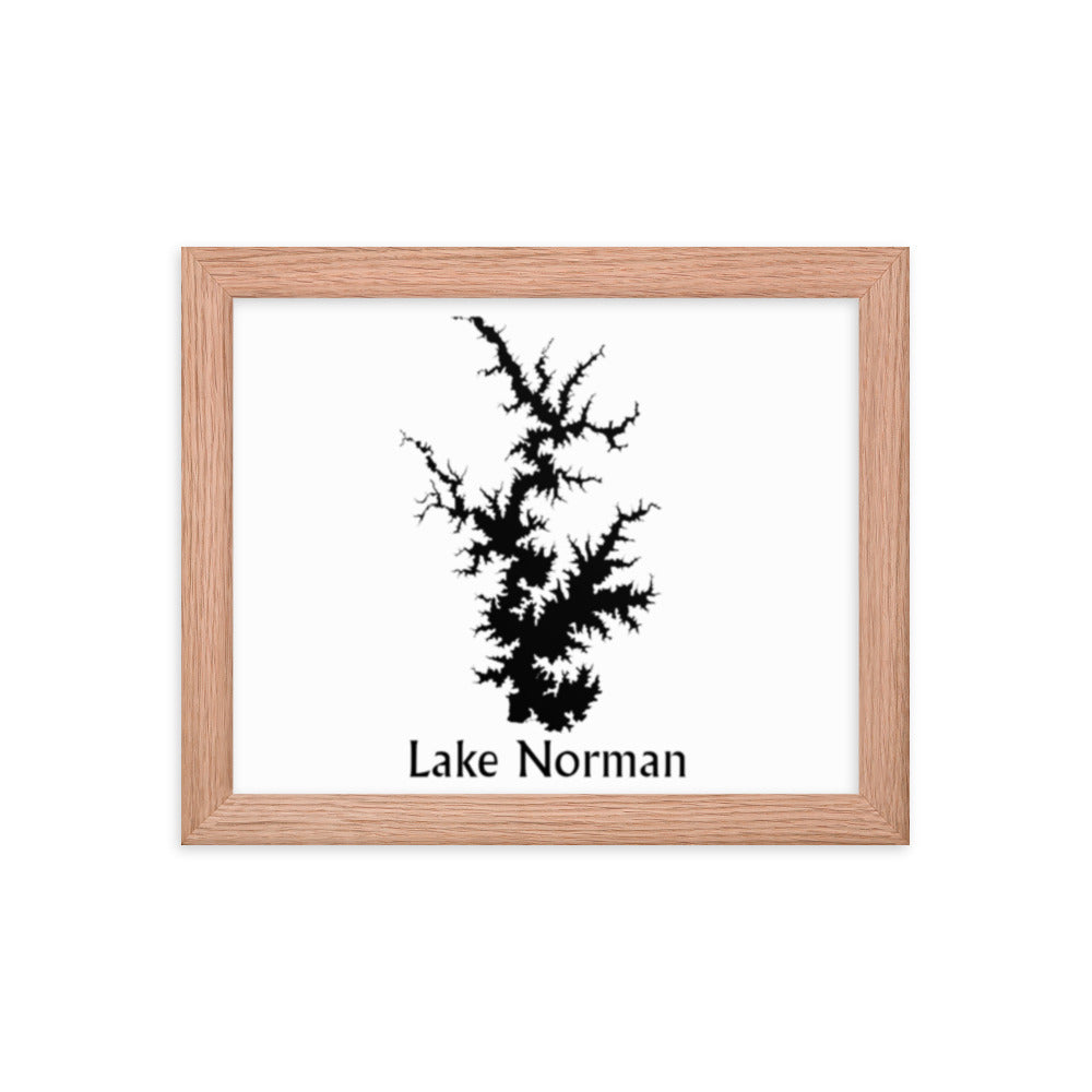 Lake Norman Framed poster