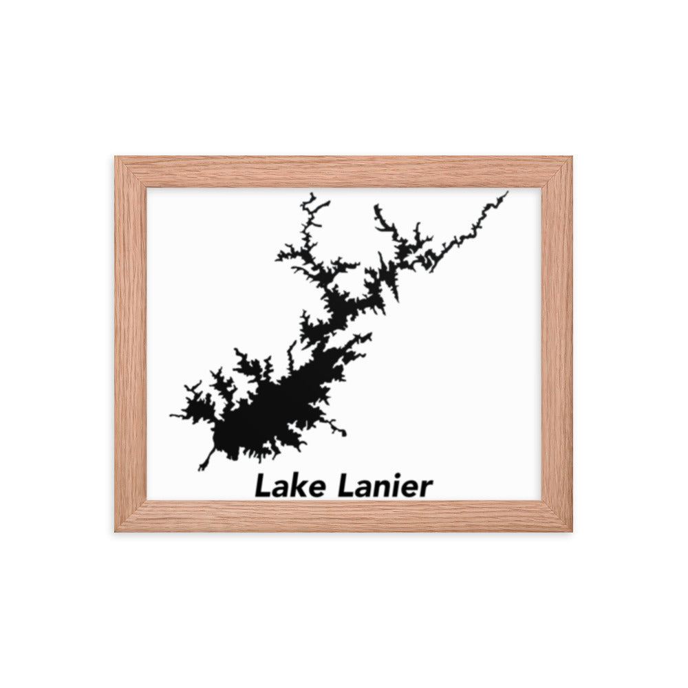Lake Lanier Framed poster