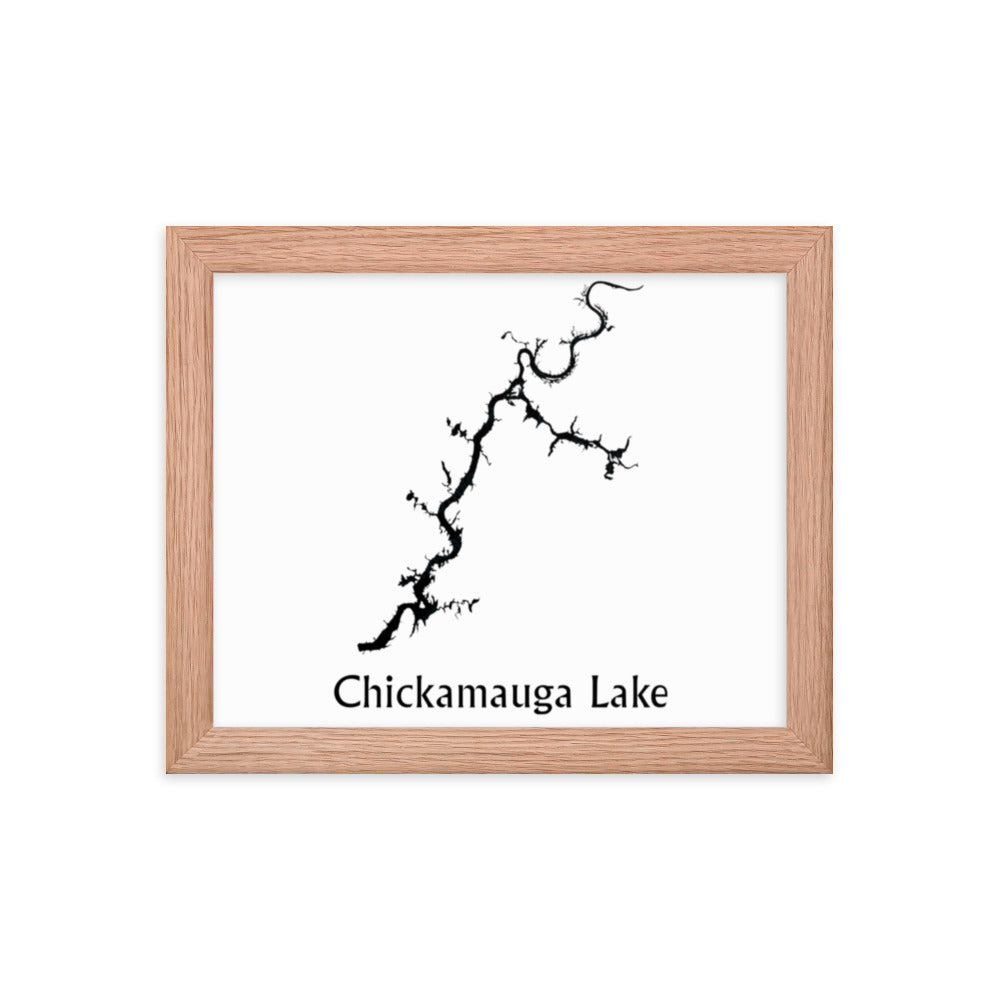Chickamauga Lake Framed poster