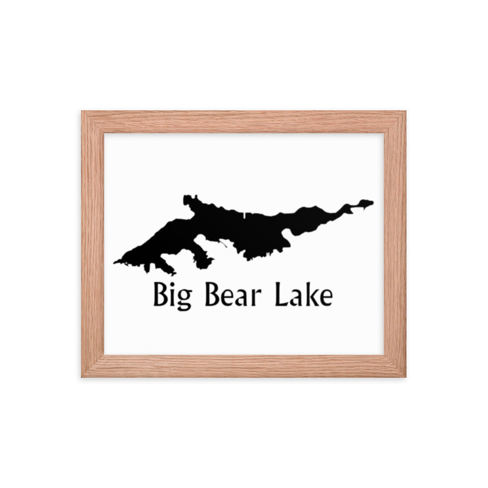 Big Bear Lake Framed poster