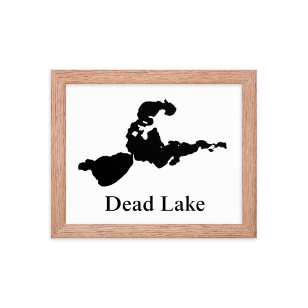Dead Lake Framed poster
