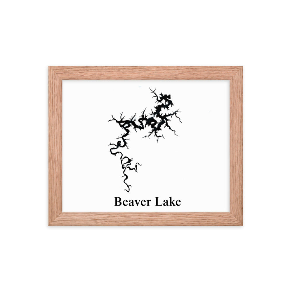 Beaver Lake Framed poster
