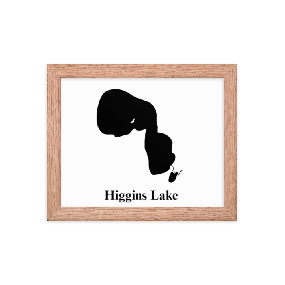 Higgins Lake Framed poster