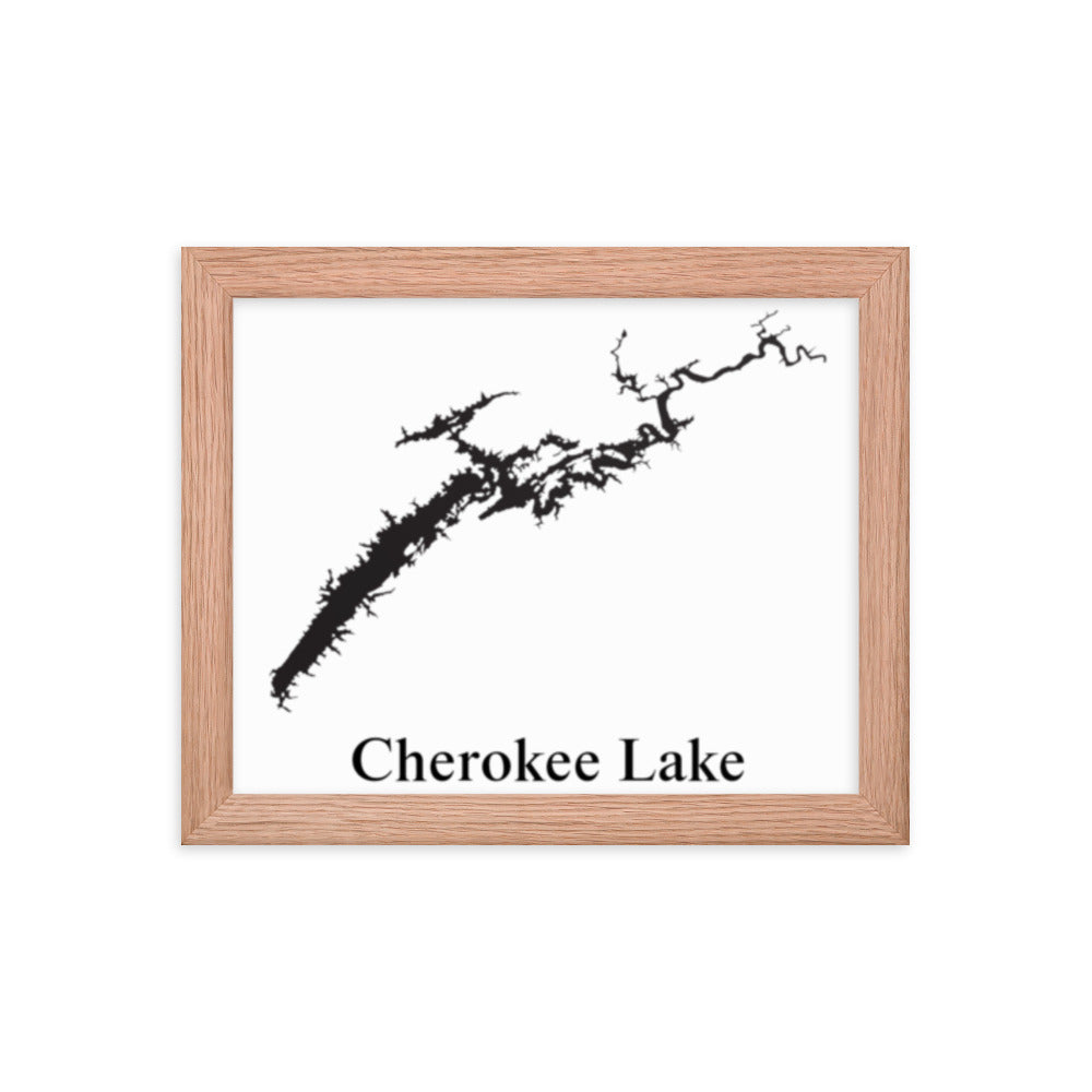 Cherokee Lake Framed poster
