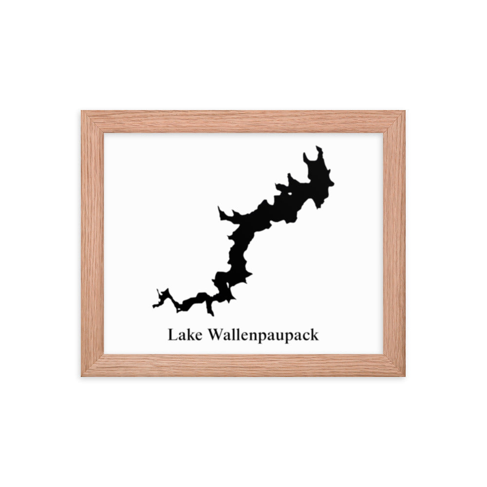 Lake Wallenpaupack Framed poster
