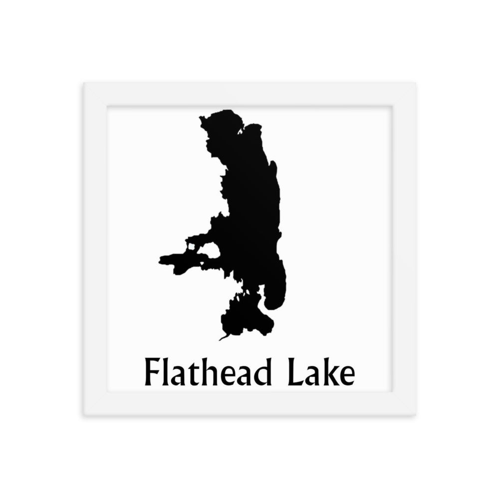 Flathead Lake Framed poster
