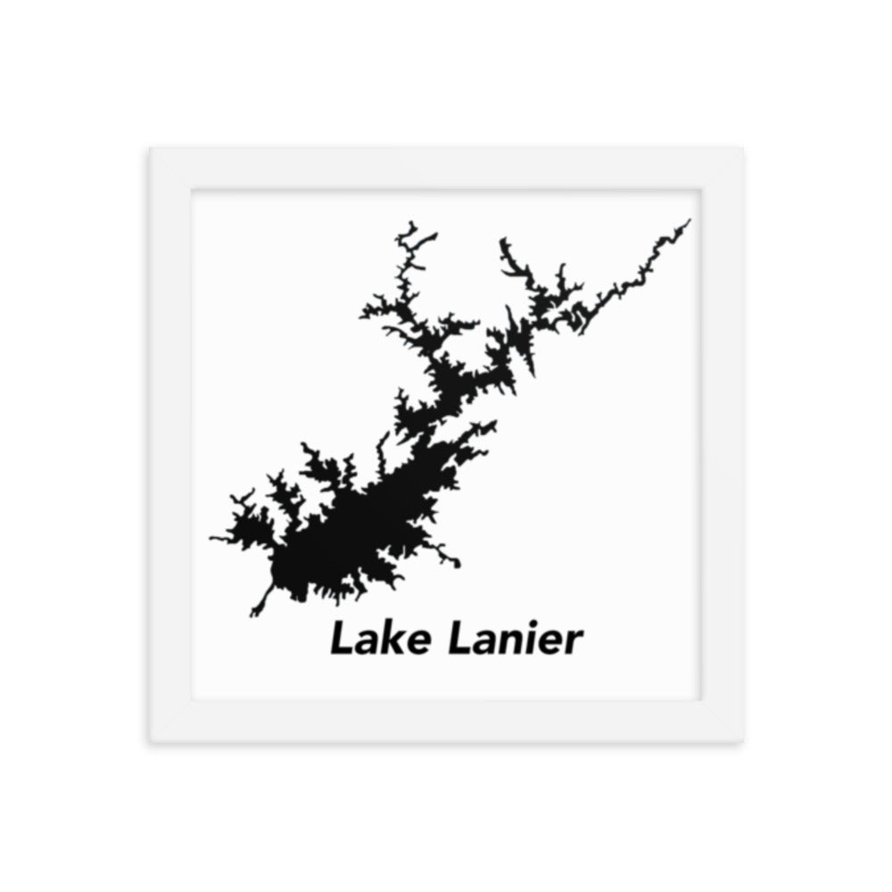 Lake Lanier Framed poster
