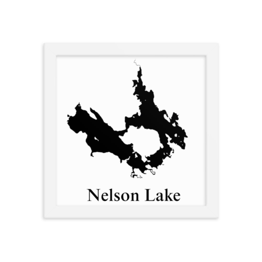 Nelson Lake Framed poster
