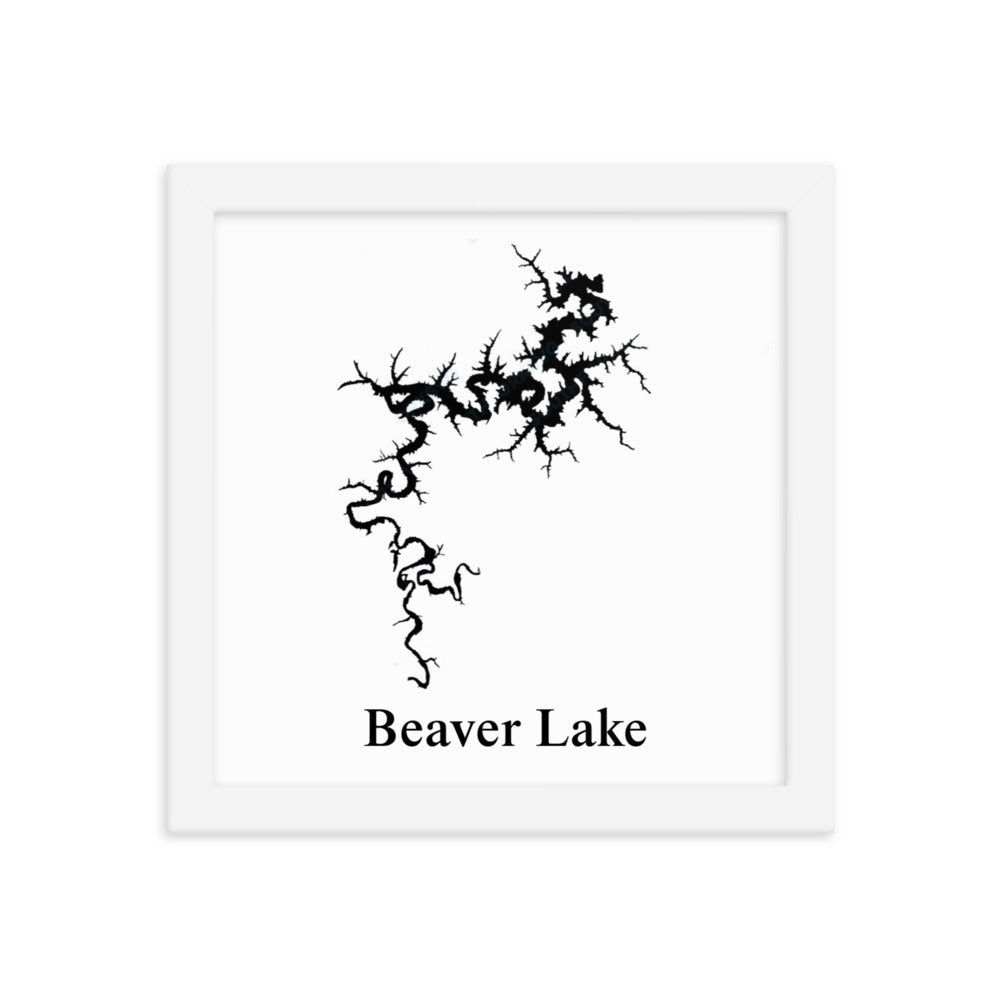 Beaver Lake Framed poster