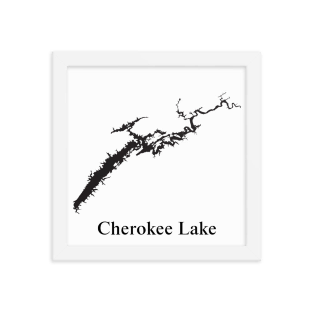 Cherokee Lake Framed poster
