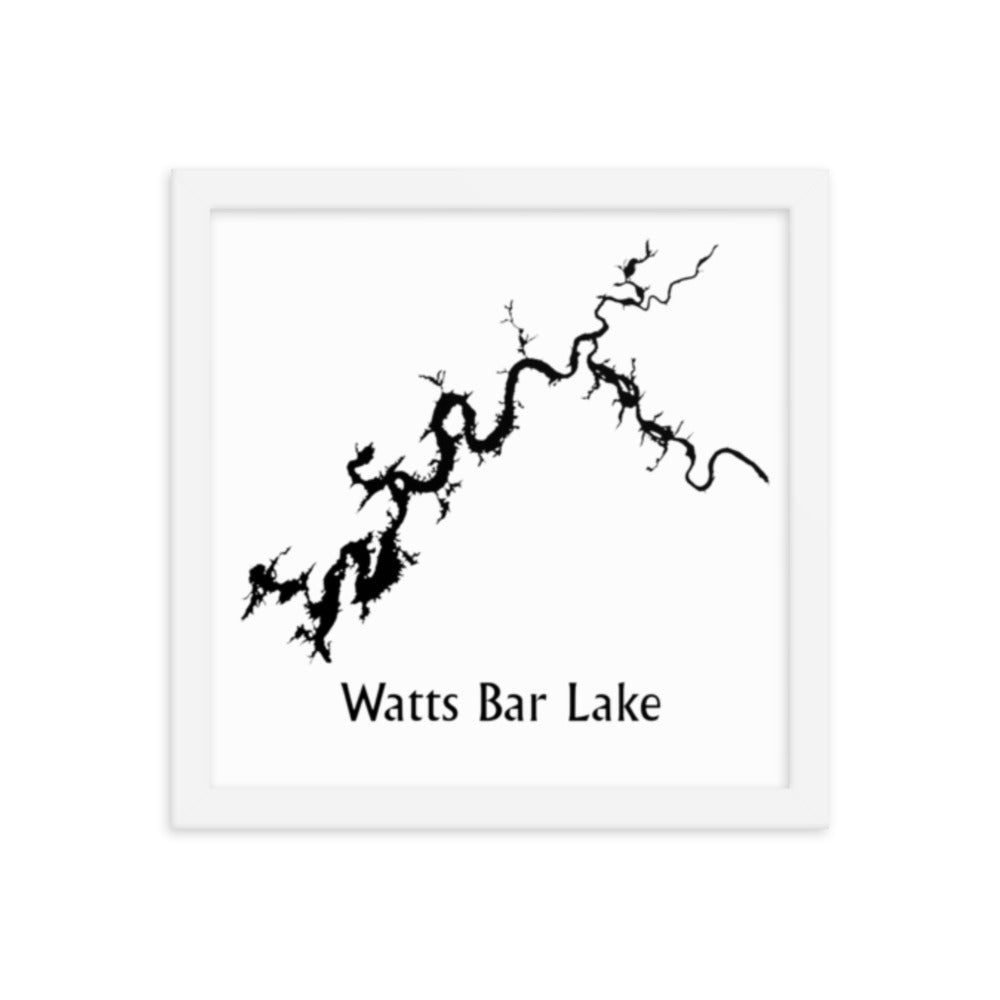 Watts Bar Lake Framed poster